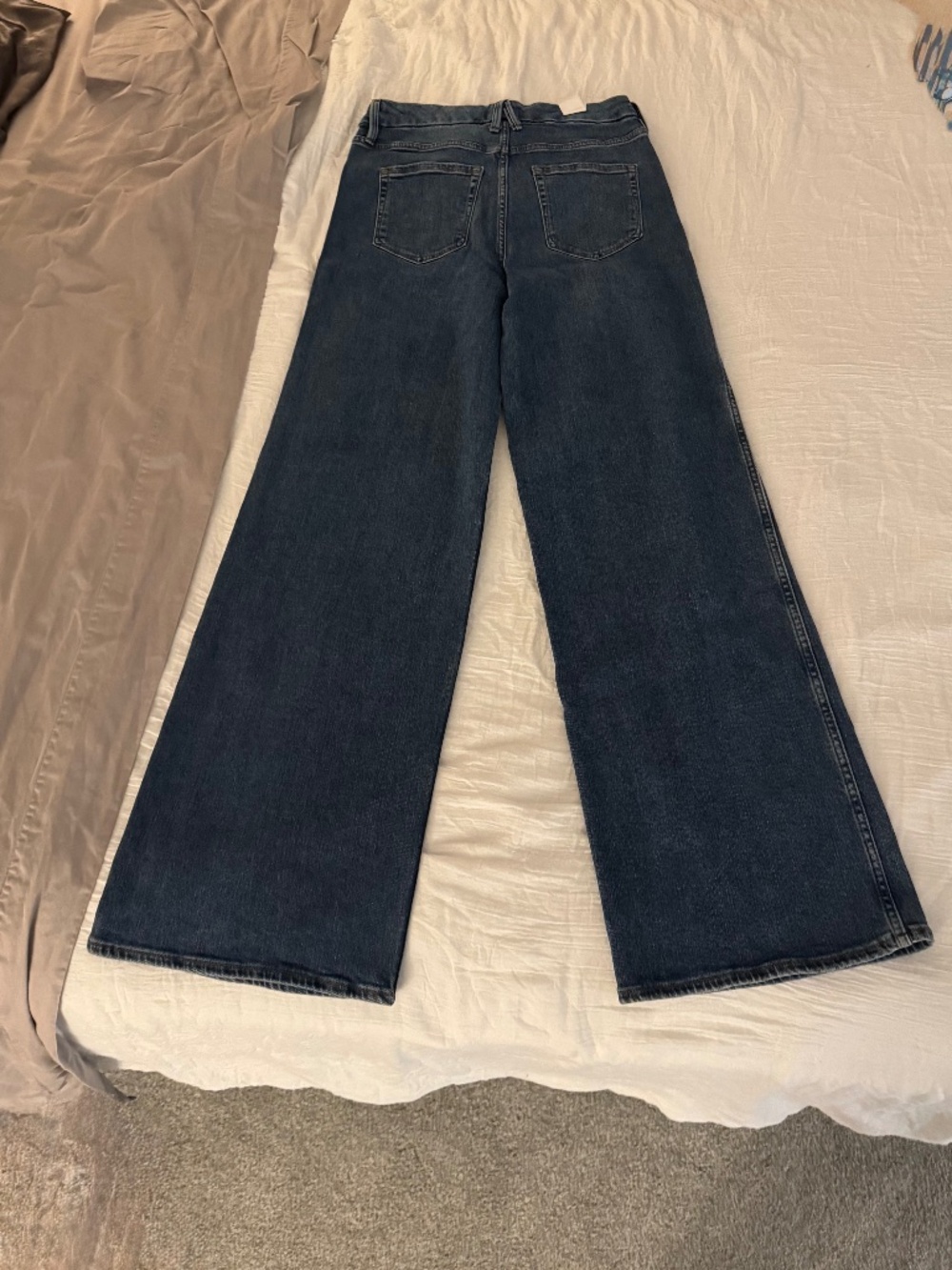 Good American Good Skate Wide Leg Jeans in Indigo 062 Size 6 - Picture 4 of 5